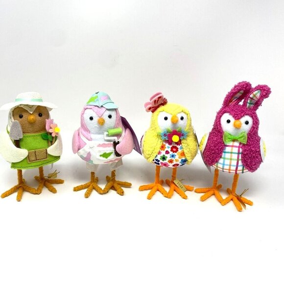 Target Other - Target Featherly Friends Figurine Easter Springtime Assortment Decor Mantel